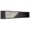 6 Pack: Black Front Loading 28" x 5.8" LED Display Case with Glass Frame by Studio Décor®